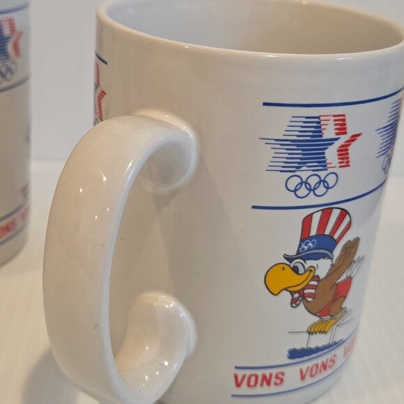 Sam the Eagle VONS Coffee Mug 1984 Los Angeles Summer Olympics PAPEL Set of 4 - Picture 12 of 15